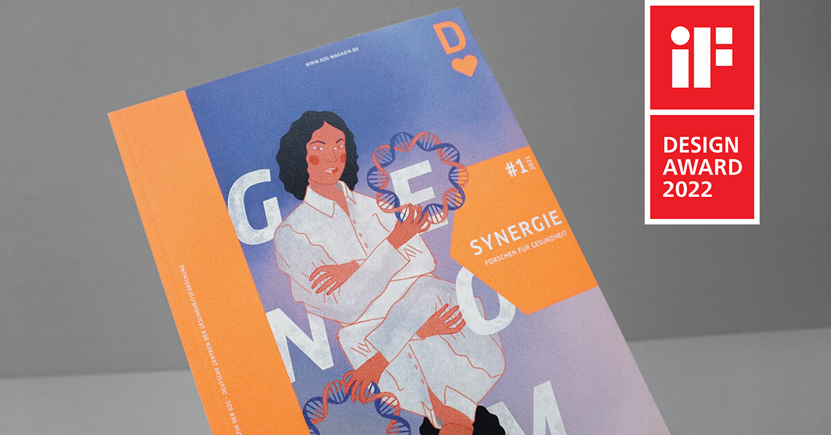 iF Design Award 2022 DZG-Magazin SYNERGIE
