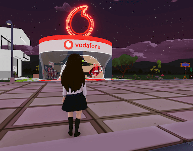 Decentraland Vodafone Store