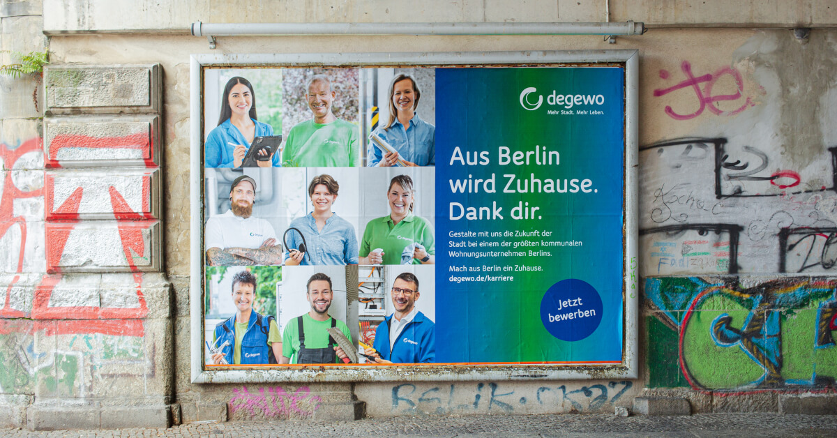 Recruitingkampagne für degewo.