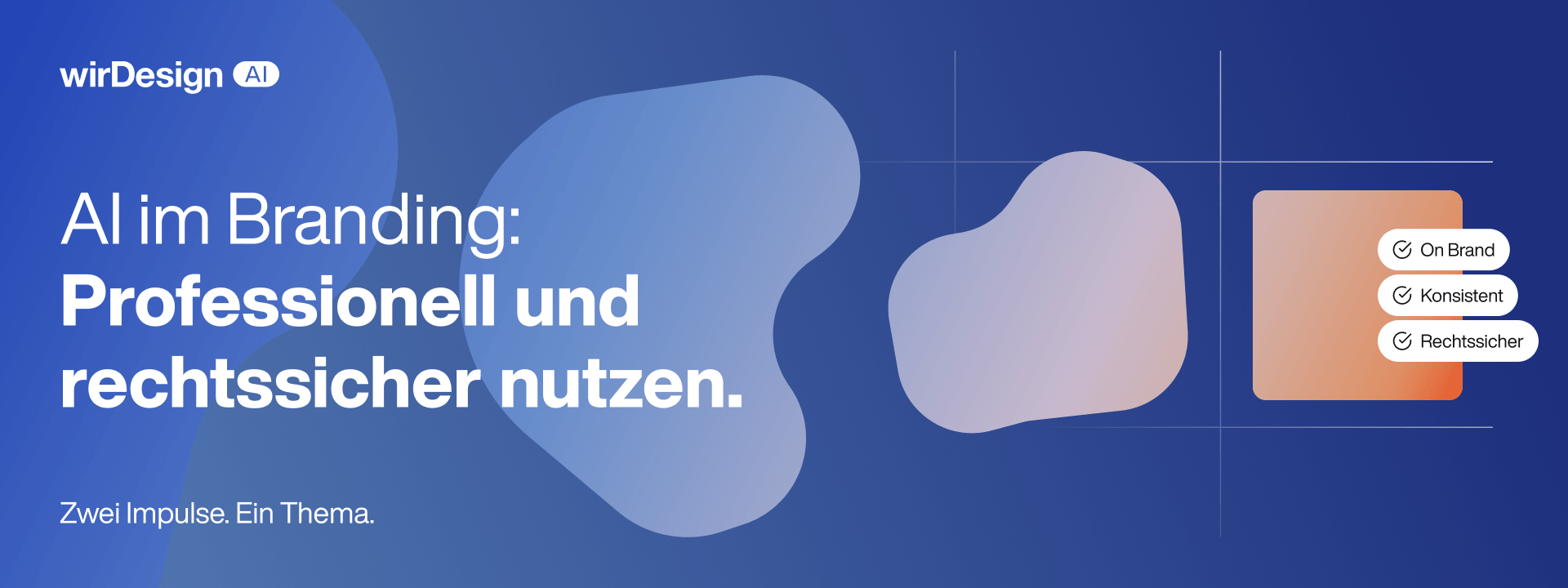 Bild mit Anmeldelink AI im Branding