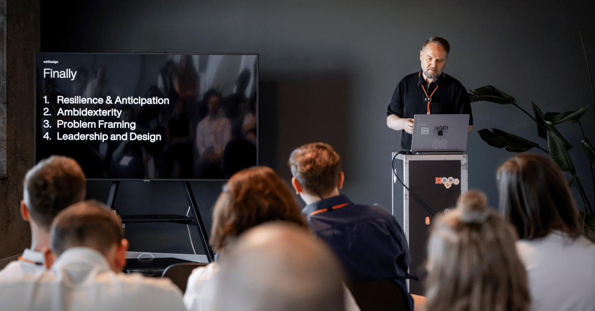 Designing the anticipatory organization: Keynote speach Dirk Huesmann