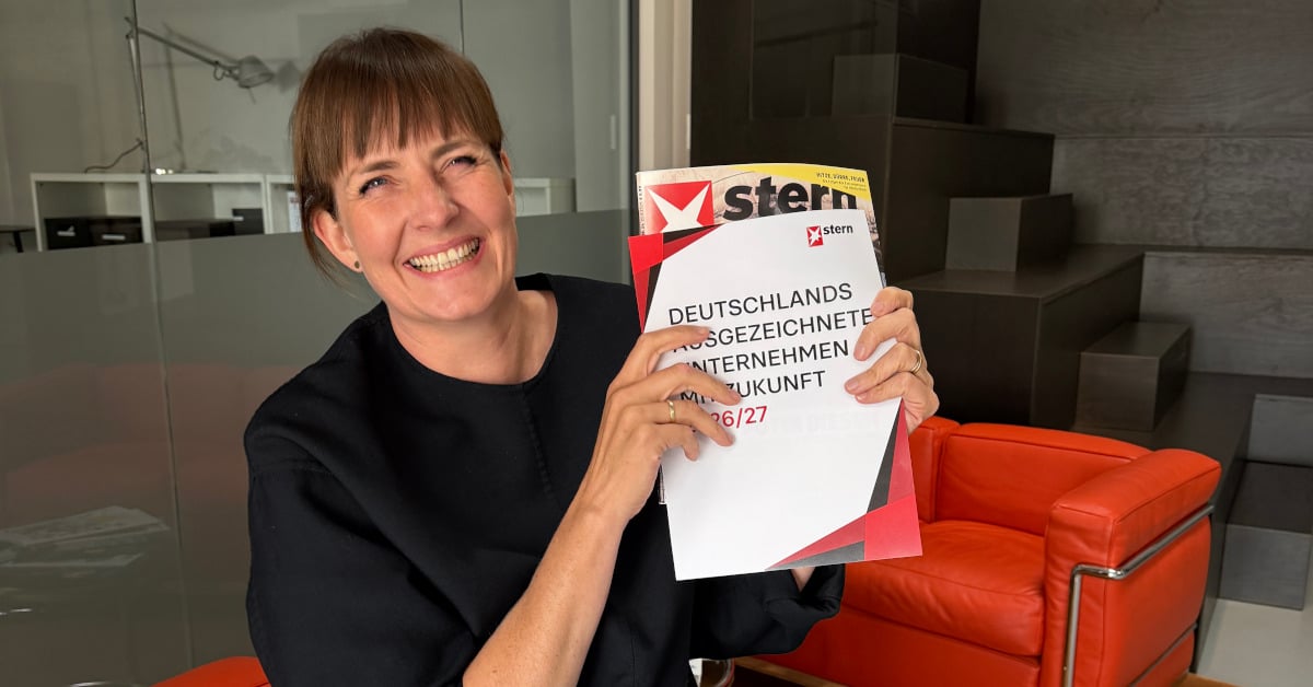 Auszeichnung für wirDesign als Unternehmen mit Zukunft der großen stern-Studie