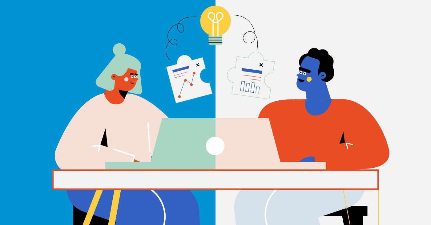 Illustration von Menschen - Remote Hacks