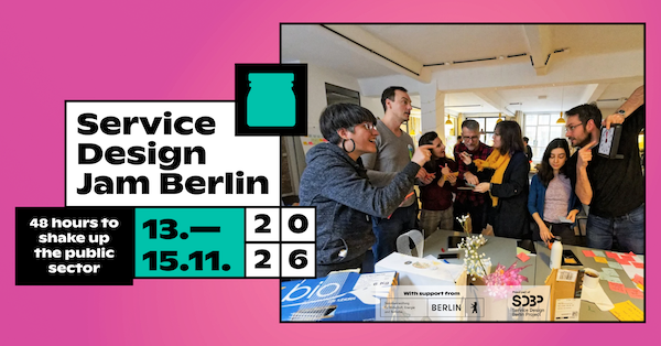 Service Design Jam bei wirDesign in Berlin