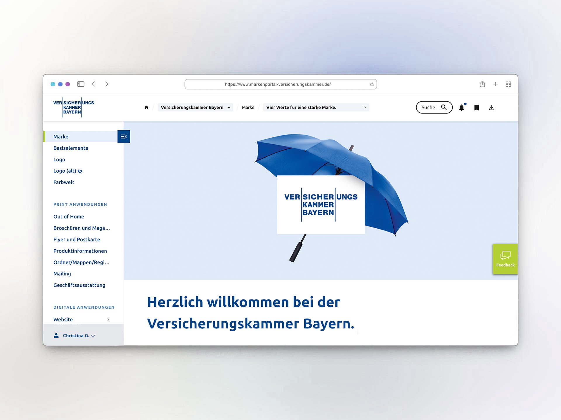 mockup-markenportal-login
